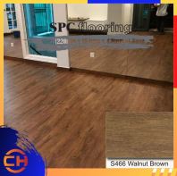 NII Floor 4MM Click SPC Flooring 100% Virgin Material - Code: S466 (Walnut Brown)