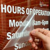 Business Hour Reverse Sticker