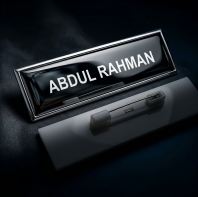 Name Tag with Pin