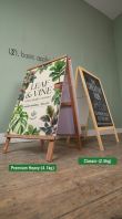 Wood Poster Stand