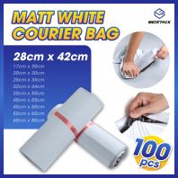 28cmx42cm   ݴ  Matt White Courier Bag Supply Pahang