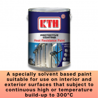 KTH Heat Resistance Aluminium Paint 300��C