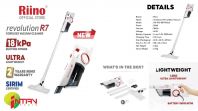 Riino Revolution R7 Ultra Light Cordless Vacuum Cleaner - BR7703L4N
