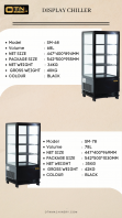 4 SIDE GLASS DISPLAY CHILLER