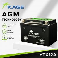 YTX12A-BS KAGE - Bateri  ER6N 2012/SYM(T2) 250I/GSX-R1000/750,1300/KAWASAKI-Z1000RR