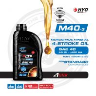 HYO Moto M40-3 Monograde Mineral 4-Stroke Oil SAE 40 | 1 Liters HYO Moto M40-3 Monograde Mineral 4-Stroke Oil SAE 40 | 1 Liters