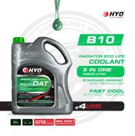 HYO B10 Radiator Eco Life Coolant 3 in 1 Prediluted | 4 Liters HYO B10 Radiator Eco Life Coolant 3 in 1 Prediluted | 4 Liters