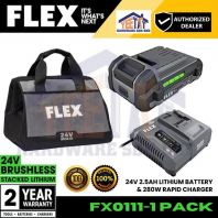 FLEX 24V 2.5AH Lithium Battery / FLEX 24V Battery / Compatible to All FLEX 24V Powertools / FX0111-1