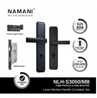 Namani NLH-S3050/MB Lever with Handle Mortise Lockset