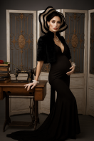 Artistic maternity photography