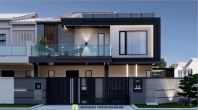 Corner Lot Double Storey Modern Design
