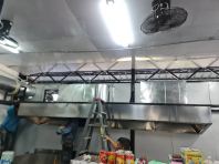 Bukit Mertajam ~Restaurant ~ Supply and install GI round duct 16 inch and fan 15 inch