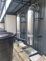 Bukit Mertajam ~Restaurant ~ Supply and install GI round duct 16 inch and fan 15 inch