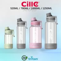 Cille Tritan BPA-Free Water Bottle Large Volume Botol Air Besar Tritan Bebas BPA Plastic Bottle Plastik Botol