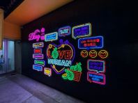 FRUIT SHOP WALL LED NEON INSTALLATION SERVICE AT INDERA MAHKOTA PAHANG MALAYSIA