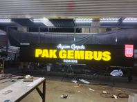 ALUMINIUM PANEL BASE 3D BOX UP SIGNBOARD SIFU AT TELUK CEMPEDAK KUANTAN MALAYSIA 