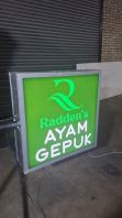 DOUBLE SIDE LIGHTBOARD SIGNAGE MASTER AT PULAU TAWAR JERANTUT MALAYSIA 