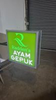 DOUBLE SIDE LIGHTBOARD SIGNAGE SUPPLIER AT KAMPUNG KUALA TERLA CAMERON HIGHLANDS MALAYSIA 