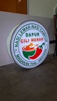 DOUBLE SIDE LIGHTBOARD SIGNAGE SUPPLIER AT PANCHING KUANTAN MALAYSIA 