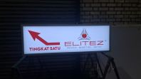 WORKPLACE BRANDING SIGNAGE | ILLUMINATED LIGHTBOX FEATURE DISPLAY CHENOR,KUALA BERA & TRIANG | PAHANG 