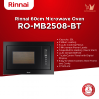 RINNAI - 60cm Built-in Microwave Oven with Grill | RO-MB2508-BT