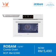 ROBAM - 55L Combi Oven (White Pearl Collection) | CQ767