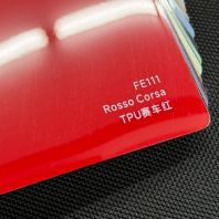 Premium TPU Color Paint Protection Film Rosso Corsa ������FE111  Racing Red Self-Healing Automotive Color PPF
