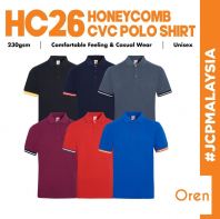 HC26 Oren Sport Unisex New Cotton Polyester Polo Tee