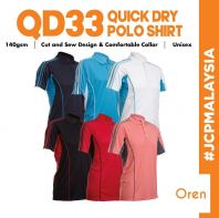 QD33 OREN SPORT Unisex Jersey Polo