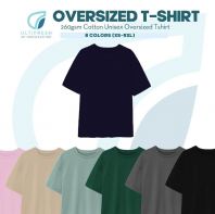 ULTIFRESH Anti-Bacterial Anti-Bacterial Oversize Plain T-Shirt UOV01