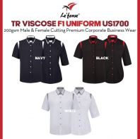 LEFONSE TR Viscose Corporate F1 Uniform Unisex Male & Female Cutting 200gsm Premium Corporate Wear US17 US17F