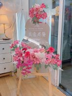 Mirror Flower Stand