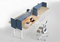 Revostand Benching HAT System  | Office Workstation Table Cluster Of 4 Seater | Malaysia