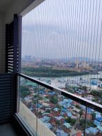 Invisible Safety Grille for Pigeon Prevention @ [Woodsbury Suites Butterworth] | Lifetime Warranty | SSR Malaysia