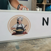 Colorbond Signage Sabah Kota Kinabalu Outdoor Bajet Kedai Kopi UV Resistant