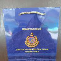 Custom Paper Bag Printing Sabah �� Gloss Matte Lamination Custom Sizes Rope Colour Kota Kinabalu