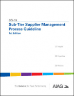 CQI-19 Sub-Tier Supplier Management Process Guide