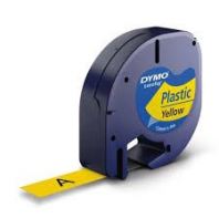 DYMO LETRA TAG PLASTIC 12MM X 4MM