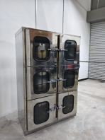 stainless steel dry cabinet for sales, 8 units (90% new)