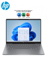 HP Omnibook 7 14-fs0060TU 14" 3K OLED Laptop Meteor Silver ( Intel Core Ultra 9 270H ,32GB, 1TB SSD, Intel, W11, H&S 2024&M365 )