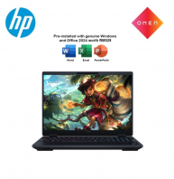 HP HyperX Omen 15-gb0040AX 15.3" 2K 165Hz Gaming Laptop Shadow Black ( AMD Ryzen 5 240, 16GB, 512GB SSD, RTX5050, W11, H&S 2024&M365 )