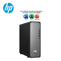 HP OmniDesk Slim S03-0050d Desktop PC Jack Black ( Intel Core i5-14400, 8GB, 512GB SSD, Intel, W11, H&S 2024+M365 )