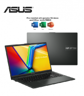 Asus VivoBook Go 15 E1504F-ABQ030WS 15.6" FHD Laptop Mixed Black ( AMD Ryzen 3 30, 8GB, 512GB SSD, ATI, W11, H&S 2024+M365 )