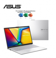 Asus VivoBook Go 15 E1504F-ABQ032WS 15.6" FHD Laptop Cool Silver ( AMD Ryzen 3 30, 8GB, 512GB SSD, ATI, W11, H&S 2024+M365 )
