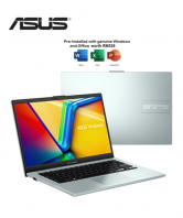 Asus VivoBook Go 14 E1404F-AEB152WS 14" FHD Laptop Green Gray ( AMD Ryzen 5 40, 16GB, 512GB SSD, ATI, W11, H&S 2024+M365 )