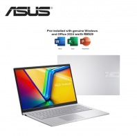 Asus VivoBook 15 A1504V-ABQ269WS 15.6" FHD Laptop Cool Silver ( Intel Core 5 120U ,16GB, 512GB SSD, Intel, W11, H&S 2024+M365 )