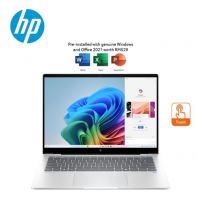HP OmniBook X Flip 14-fk0119AU 14'' 2K AI Touch 2-In-1 Laptop Glacier Silver ( AMD Ryzen AI 5 340 ,16GB, 512GB SSD, ATI, W11, H&S 2024&M365 )
