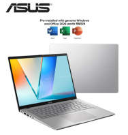 Asus VivoBook S16 M3607K-ASH236WS 16" FHD OLED Laptop Cool Silver ( AMD Ryzen AI 5 330, 16GB, 512GB SSD, ATI, W11, H&S 2024+M365 )