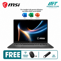 MSI Prestige 14 AI+ D3MG-225MY 14'' FHD+ OLED Laptop Platinum Gray ( Intel Core Ultra 7 355, 32GB, 1TB SSD, Intel, W11, H&S 2024 )