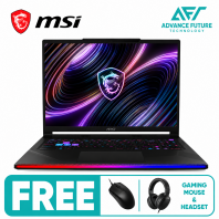 MSI Raider 16 Max HX B2WH-063MY 16'' QHD+ 240Hz Gaming Laptop Core Black ( Intel Core Ultra 7 251HX, 16GB, 1TB SSD, RTX5070Ti, W11 )
